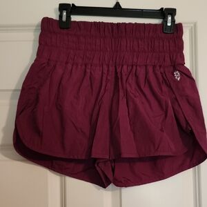 Women's Burgundy Shorts